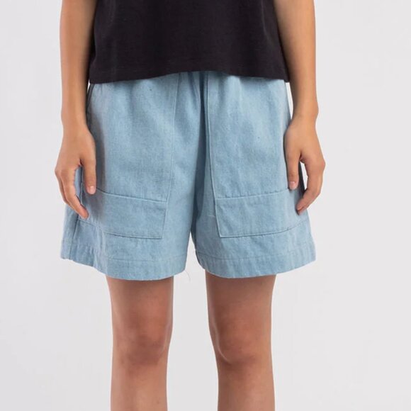 Micaela Greg Pants - Micaela Greg Field Short in Sky Size Small